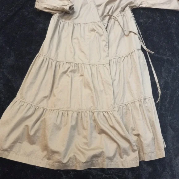 Sweet baby Jamie cotton wrap dress - Picture 2 of 12